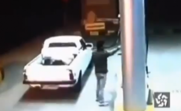 فيديو لحظة انفجار اسطوانة غاز